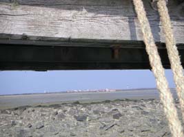 Wangerooge, vanuit de haven met laag water