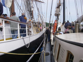 Morgenster op sleeptouw genomen, Kieler Woche 2009